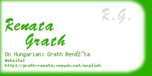 renata grath business card